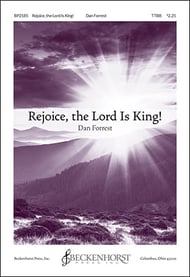 Rejoice, the Lord Is King! TTBB choral sheet music cover Thumbnail